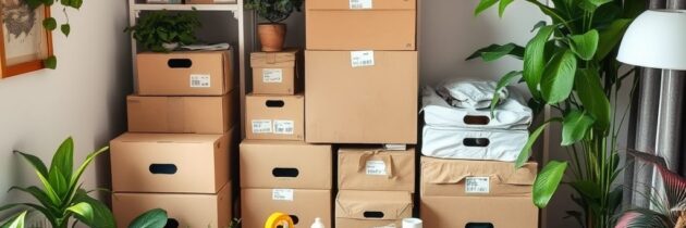 Strefa pakowania w mieszkaniu: jak zorganizować praktyczną przestrzeń bez chaosu i stresu