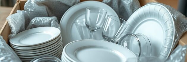 Jak bezpiecznie pakować szkło i talerze na przeprowadzkę: sprawdzone metody i typowe pułapki do uniknięcia