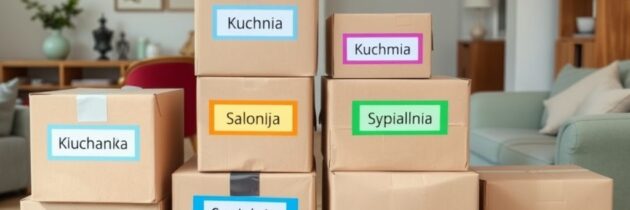 Jak efektywnie oznaczać kartony według pomieszczeń, by przyspieszyć rozpakowywanie i zachować porządek podczas przeprowadzki