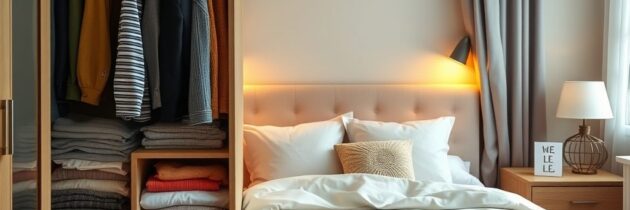 Jak rozpakować ubrania w sypialni po przeprowadzce, by szybko zyskać porządek i komfort
